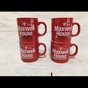 Vintage Maxwell House Instant Coffee Cups